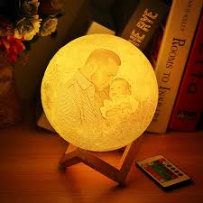 Juni 2020 wandert der mond durch den halbschatten der erde. 16 Farbwechsel Foto 3d Mondlampen Licht Remote Touch Control