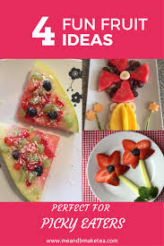 Four Fun Fruit Salad Ideas For Summer Toddler Picky Eater Food Smoothies For Kids