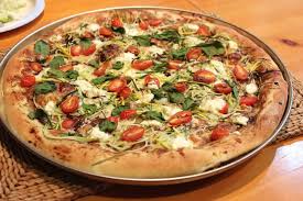 Goat Cheese And Balsamic Veggie Pizza Created By Diane Delicious Pizza Recipes Veggie Pizza Pizza Recipe Without Tomato Sauce