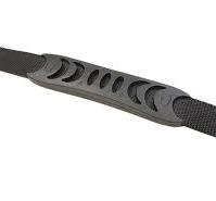 Flat Black Plastic Luggage Handle 2" Webbing on Each Side (AP929)