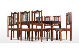 Shop from wide range of writing table designs such as wall mounted writing tables, folding writing table & wooden writing tables at pepperfry. Jali Sheesham 180 Cm Thakat Dining Table And 8 Chairs Quercus Living