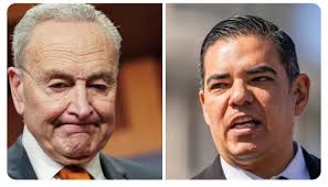SEN SCHUMER & REP GARCIA UNDER INVESTIGATION FOR THREATS Sen. Chuck Schumer  and Rep. Robert Garcia are facing heat from the DOJ after their own words  came back to haunt them. Schumer