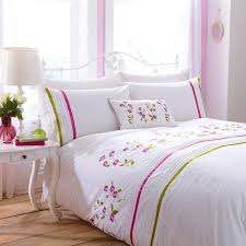 Dozens of original designs in floral, stripes, solids & more! Charlotte Thomas Arabella Bed Set In Cerise Pink Olive Green