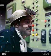 Steelworks safety representative, Newton Chambers, Sheffield, South  Yorkshire, 1971. Artist: Michael Walters Stock Photo