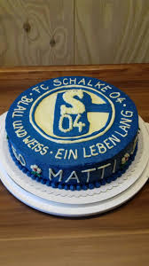 Schalke Torte Schalke Torte Fussball Torte Tortendekoration