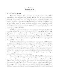 Contoh Proposal Usulan Penelitian Tindakan Kelas Learning Theory Cooperative Learning Proposal