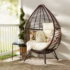 They are not inexpensive at around $400, but the style and simplicity they bring with are worth the price. Teardrop Swing Chair Wayfair