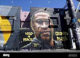 George floyd mural america hi-res stock photography and images