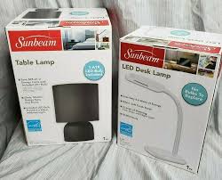 Sunbeam Table And Led Desk Lamp Super Saver Deal 2 For 1 Combo Home Decor Sale Decor Sleek In 2020 Led Desk Lamp Desk Lamp Home Decor Sale