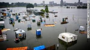 Storms that caused severe flooding across parts of western and central europe led to the drowning of a firefighter and the disappearance of man in germany on location: Ld8yuw6qbmwham
