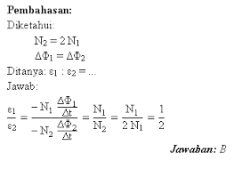 Große auswahl an magneten verschiedenster abmessungen und formen zu günstigen preisen. Soal Dan Jawaban Fisika Soal Dan Jawaban Induksi Elektromagnetik
