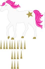 Unicorn Pin The Horn On The Unicorn 13x19 Rainbow Unicorn Birthday Unicorn Birthday Rainbow Unicorn Party