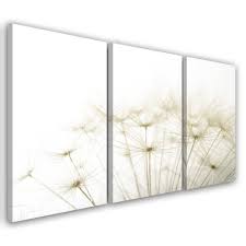 3-delige canvas print, blazer bloemen natuur | wall-art.nl