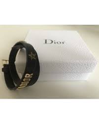 Christian Dior podwójna bransoletka Jadior ze skóry