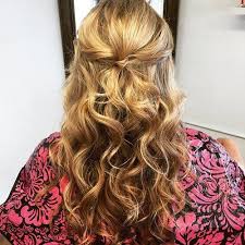 40 Easy And Chic Half Ponytails For Straight Wavy And Curly Hair Half Ponytail Curly Hair Styles Brown Wavy Hair