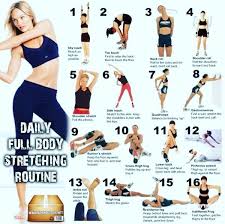 40 Charts Of Post Workout Stretches To Prevent Injuries Bored Art Full Body Stretching Routine Best Full Body Workout Post Workout Stretches
