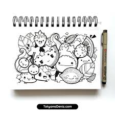 It looks like a flat shape. How I Learned To Draw Kawaii In 6 Months My Drawing Challenge