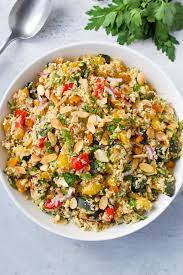 This is the perfect warm winter salad to feed the whole family. Moroccan Cauliflower Couscous Salad Whole30 Vegan Every Last Bite