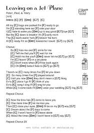 Ukulele Chords Leaving On A Jet Plane By John Denver Peter Paul And Mary 2020 Goruntuler Ile Gitar