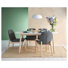 Vedbo Dining Table White Ikea Esstisch Weiss Weisse Stuhle Ikea