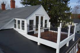 Building a rooftop deck can be an amazing use of an existing space. Ipe Rooftop Deck Fine Homebuilding