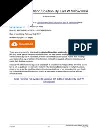 Convergent and divergent series (iii). Calculus 6th Edition Solution By Earl W Swokowski 2 Computing Computers