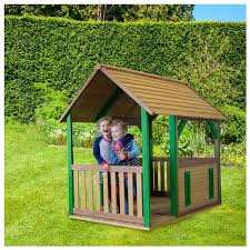 Axi Spielhaus Forest Holz Gartenhaus Mit Boden Und Veranda Spielhaus Gartenhaus Haus