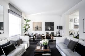 Upstairs Downstairs A London Home Designed For Two Households Black And White Living Room Formal Living Rooms White Living Room