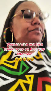 Woman using Irish Spring soap for a fresh clean feeling