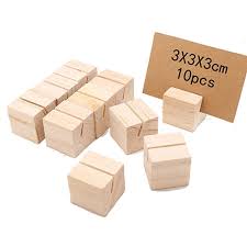 Maybe you would like to learn more about one of these? 10pcs Wooden Name Card Photo Holder Wedding Party Menu Folder Clip Stand Wish