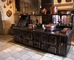 Black And Copper Kitchen Black And Copper Old World Steampunk Style Kitchen French Country Kitchens Country Kitchen Country Kitchen Designs