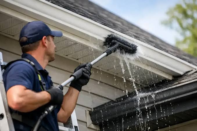 Home exterior cleaning and maintenance