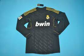 Real madrid club de fútbol. Real Madrid 2011 12 Away Long Sleeve Jersey Free Shipping