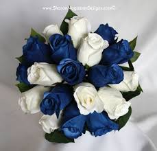 Bride and bridesmaids with wedding bouquets. Wedding Bouquets White And Blue Wedding Bouquets Destination Wedding Flowers Blue Wedding Flowers Blue Wedding Bouquet