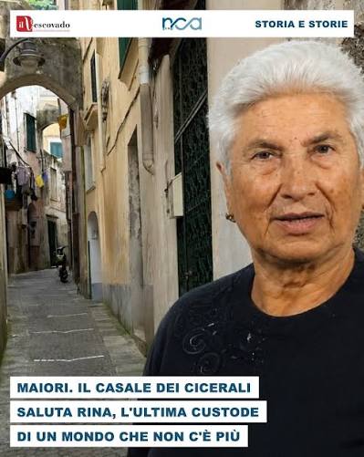 Lutto a Maiori per la scomparsa di Ida Del Pizzo, vedova D'Uva. La comunità  si stringe alla famiglia e al Centro Anziani di Maiori, che la ricorda con  affetto e riconoscenza. 👉