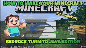 Maybe you would like to learn more about one of these? How To Turn Your Mcpe Bedrock Into Java Edition Tutorial Minecraft Addons Minecraft Tutorial Bedrock