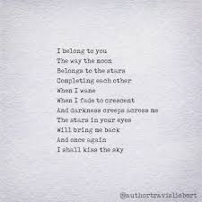 I Belong To You Star Love Quotes Inspirational Poetry Quotes Love You Poems