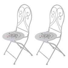 Unser team hat eine riesige auswahl an produzenten ausführlich verglichen und wir zeigen ihnen als interessierte hier unsere. Balkonstuhle Klappbar 2er Set Klappstuhle Garten Weiss Gartenstuhl Metall Vintage Mit Kompass Aufdruck Eisen Weiss Bxhxt 40x93x40 Cm Kaufen Bei Www Etc Shop De Gmbh Co Kg