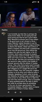 The move left star city in a dangerous place because ricardo diaz is still on the loose. Arrow I Found This Perfect Explanation In Youtube Comments What The Problem With Ricardo Diaz Is Arrow