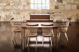 Wooden Boat Top Table Thos Moser Dining Table Side Chairs Dining