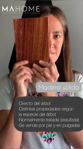 ¿Ya conoces los tipos de maderas 🪵 que puedes encontrar en Mahome? 👌🏼,  Conócelos y pide tus muebles con la que más se adapte a tus proyectos. 🛋,  Para cotizaciones mandamos inbox ✨