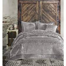 Bohem terecota pano çift kişilik yatak örtüsü seti. Cotton Box Velvet Cift Kisilik Yatak Ortusu Seti Carmela Fiyati