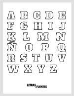 Plantillas de números para imprimir y recortar gratis. Letras Grandes Para Imprimir Y Colorear Carteles
