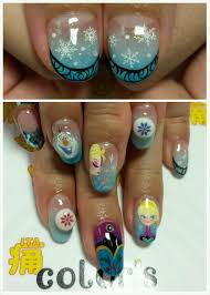 color sすみな西山 on twitter luv nails disney nails disney frozen nails