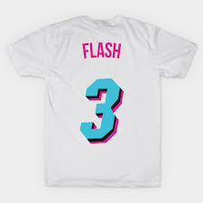 Get the best deals on miami heat shirts and save up to 70% off at poshmark now! Dwyane Wade Flash Nickname Jersey Miami Heat Nba T Shirt Teepublic Uk