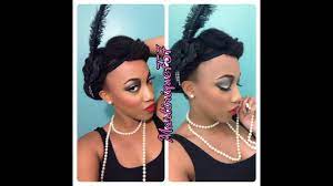 The side swept tapered sides hairstyles are back especially due to the box office hit by the great gatsby. Flapper The Great Gatsby 1920 S Inspired Halloween Look Youtube