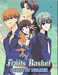 Download and print these free coloring pages. Fruits Basket Color By Number Fruits Basket Color Book An Adult Coloring Book For Stress Relief Hughes Lexi 9798580780139 Amazon Com Books