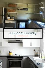 a budget friendly kitchen update