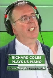 Richard Coles played the fiddly piano bit from You Are My World