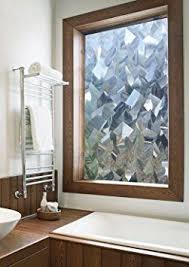 Rabbitgoo Film De Fenetre 3d Non Adhesif Electrostatique Film Pour Vitre Illuminant Decoratif Intimite Film De Fenetre Vitrage Anti Uv 90cmx200cm Amazon Fr Cu